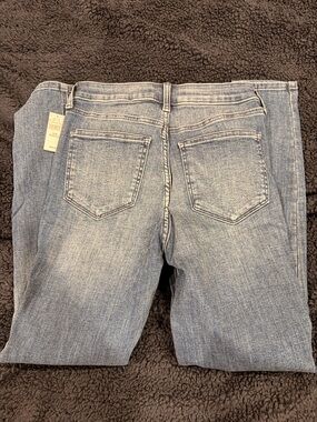 High Rise Dark Wash Denim Leggings Size 28 Stretch Jeggings Slim Fit NWT